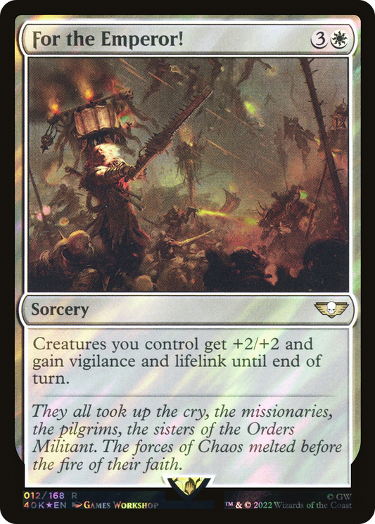For the Emperor! - Surge Foil