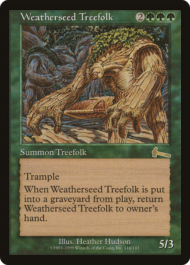 Weatherseed Treefolk - Foil