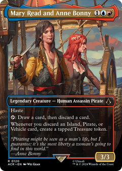 Mary Read and Anne Bonny (0120) (Borderless) - Foil