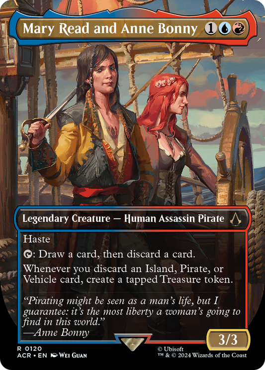 Mary Read and Anne Bonny (0120) (Borderless) - Foil