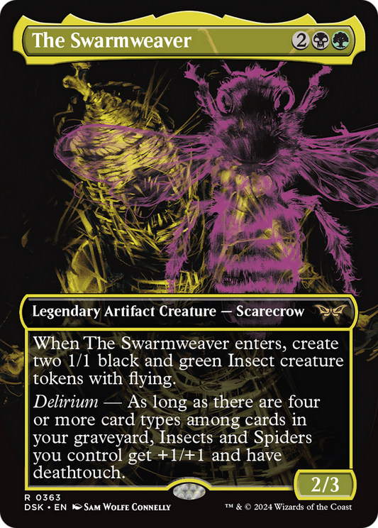 The Swarmweaver (0363) (Borderless) (Showcase) - Foil