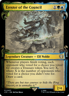 Erestor of the Council (0457) (Showcase) - Silver Foil