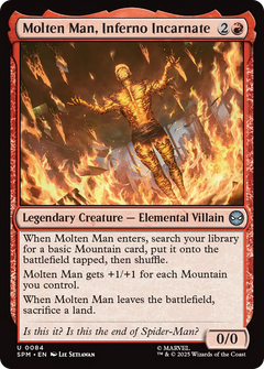 Molten Man, Inferno Incarnate - Foil