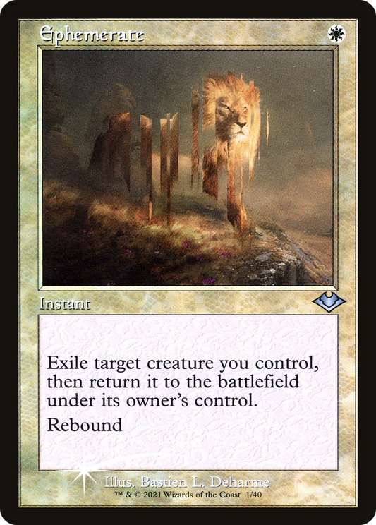 Ephemerate (001) (Retro Frame) - Foil Etched