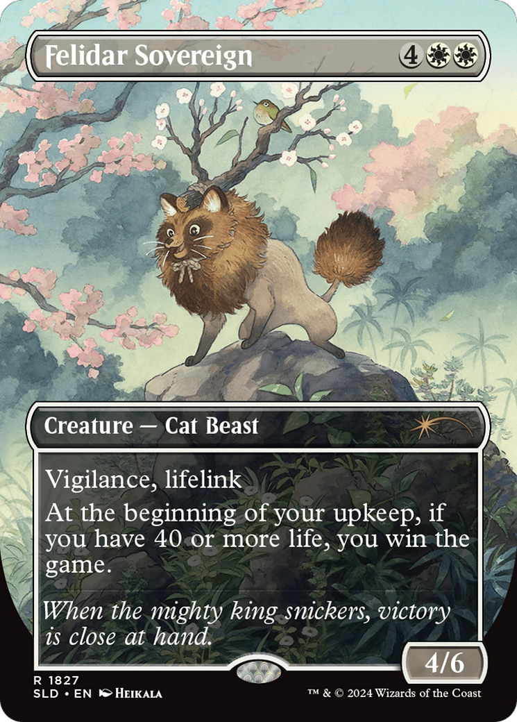 Felidar Sovereign (1827) (Borderless) - Foil