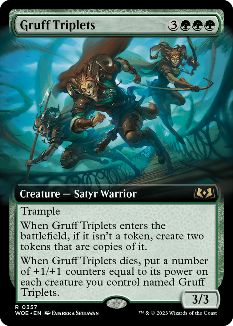 Gruff Triplets (0357) (Extended Art)