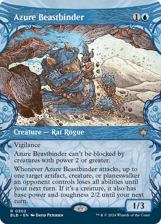 Azure Beastbinder (0302) (Showcase) - Foil