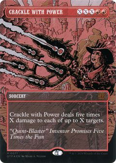 Crackle with Power (0071) (Borderless) -Textured Foil