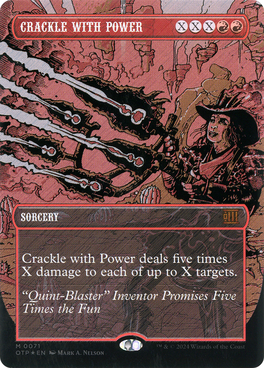 Crackle with Power (0071) (Borderless) -Textured Foil