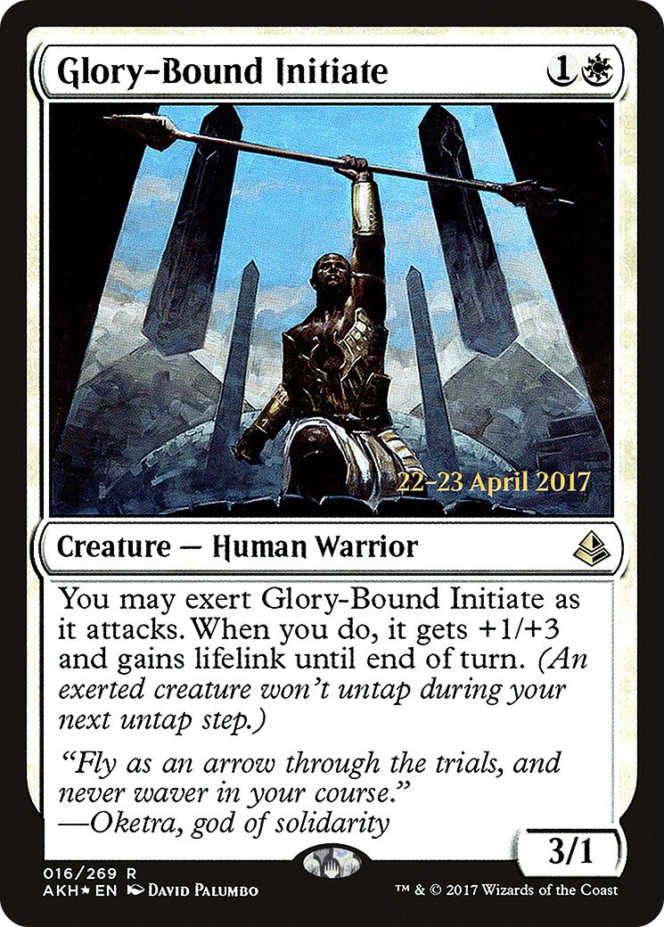 Glory-Bound Initiate (016) (Prerelease) - Foil