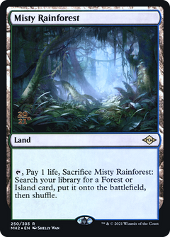 Misty Rainforest (250) (Prerelease) - Foil