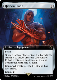 Hidden Blade (0307) (Buy-a-Box) (Extended Art) - Foil