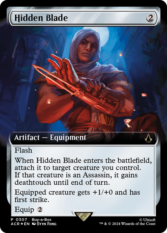 Hidden Blade (0307) (Buy-a-Box) (Extended Art) - Foil