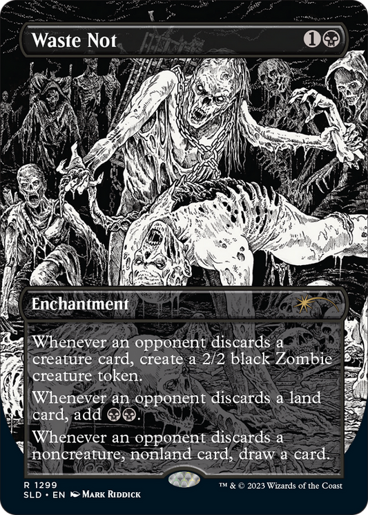 Waste Not (1299) (Borderless) - Foil