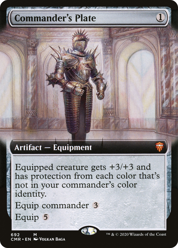 Commander's Plate (692) (Extended Art)
