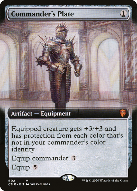 Commander's Plate (692) (Extended Art)