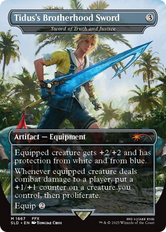 Tidus's Brotherhood Sword [Sword of Truth and Justice] (1867) (Borderless) - Foil