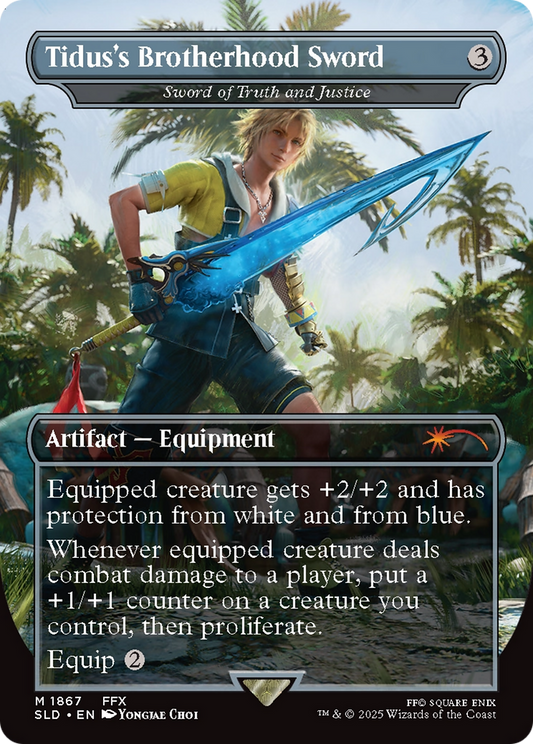Tidus's Brotherhood Sword [Sword of Truth and Justice] (1867) (Borderless) - Foil