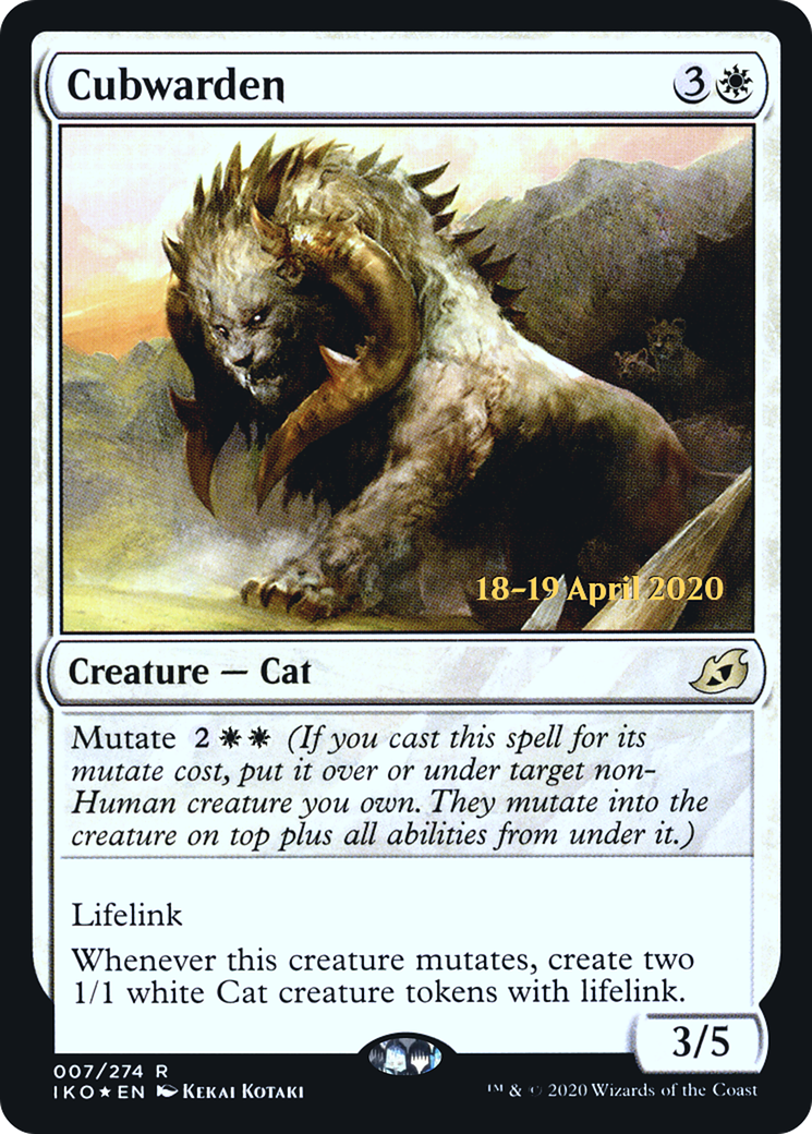 Cubwarden (007) (Prerelease) - Foil