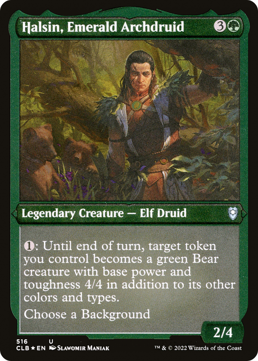 Halsin, Emerald Archdruid - Foil Etched
