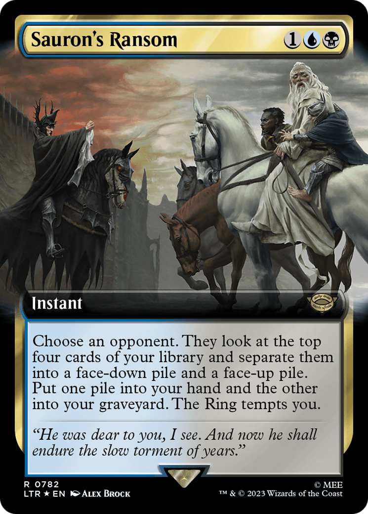 Sauron's Ransom (0782) (Extended Art) - Surge Foil
