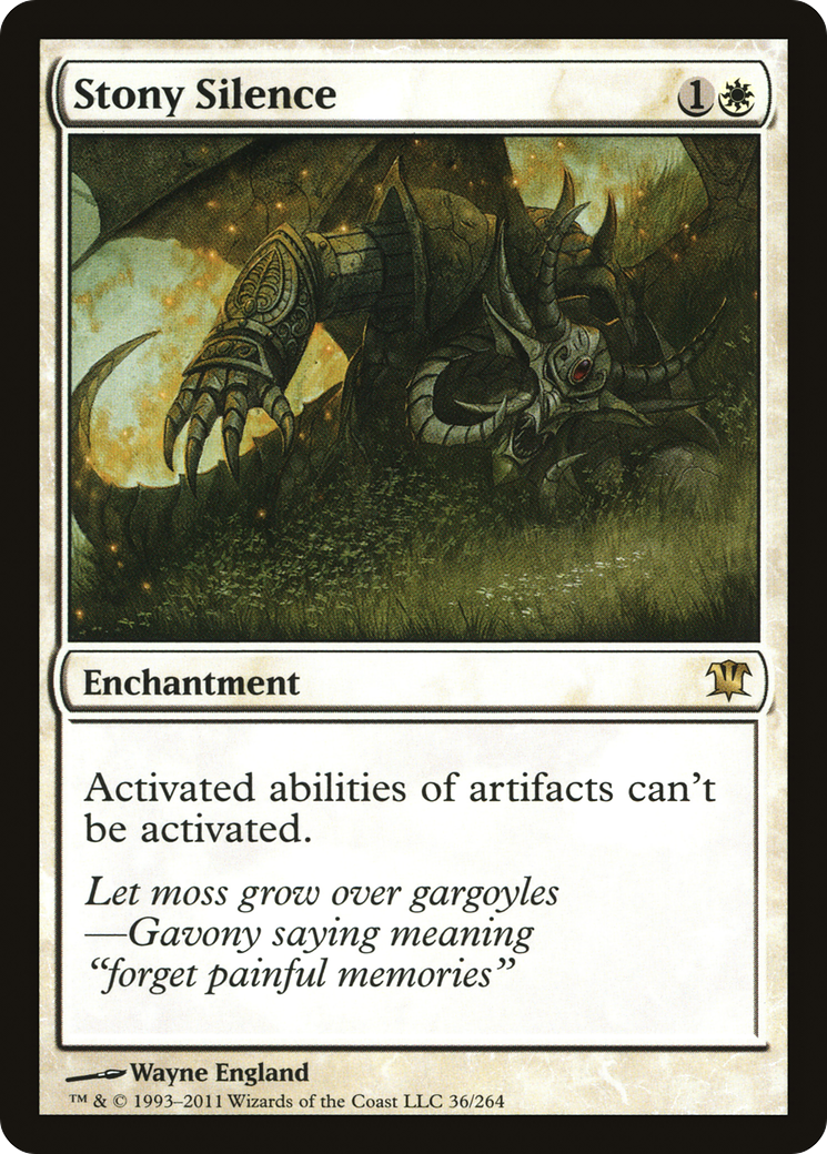 Stony Silence - Foil