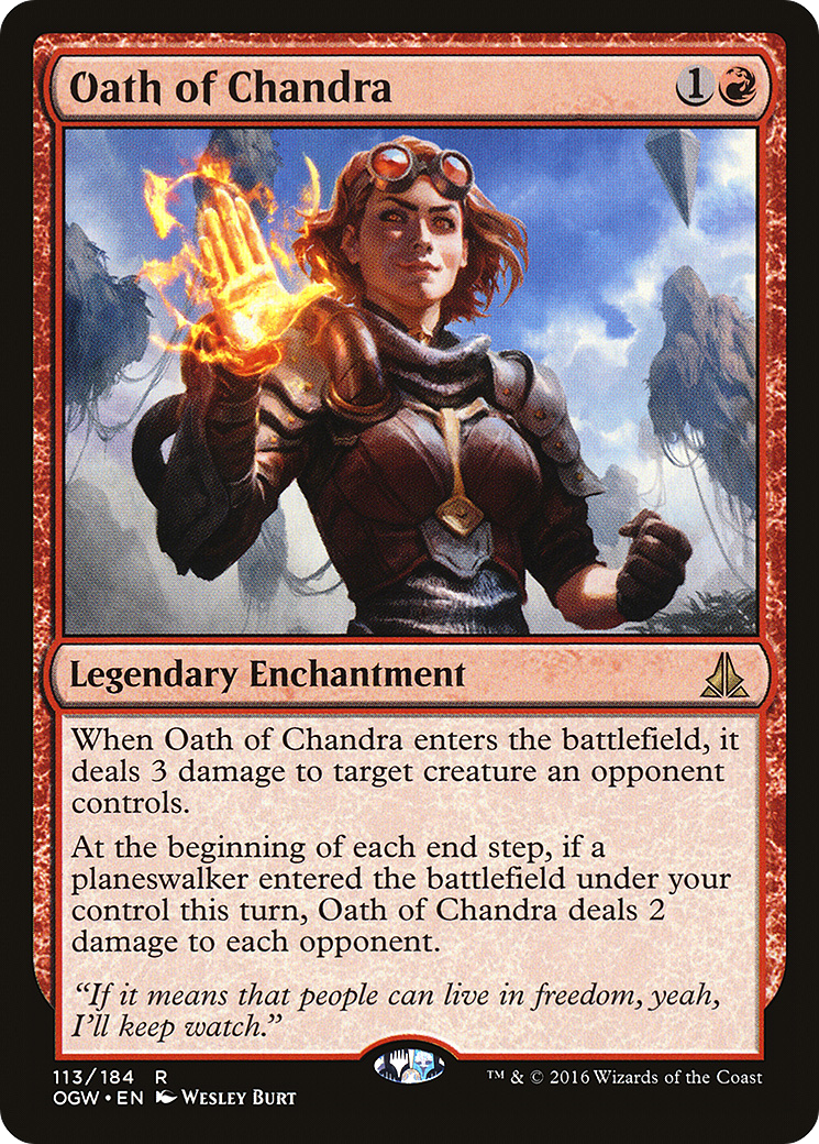 Oath of Chandra - Foil