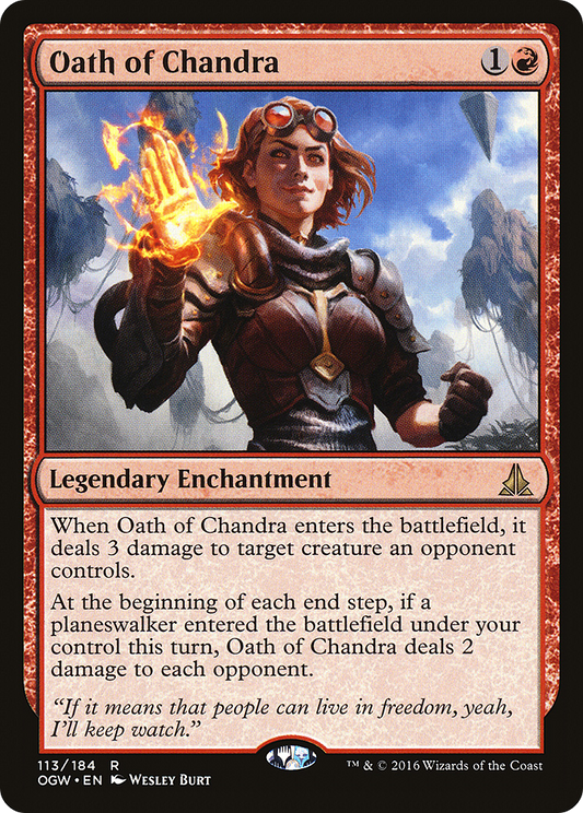 Oath of Chandra - Foil