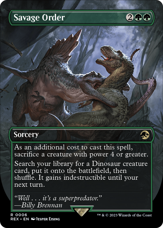 Savage Order (0006) (Borderless) - Foil