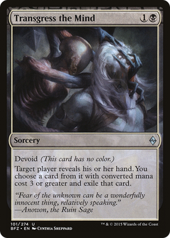 Transgress the Mind - Foil