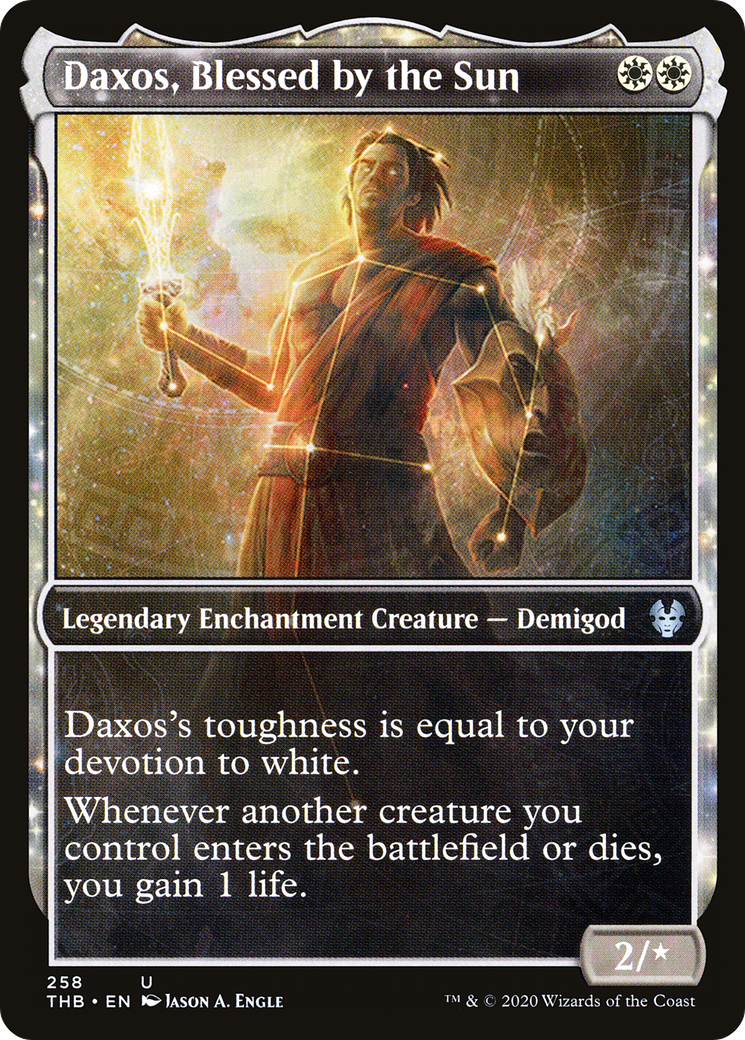 Daxos, Blessed by the Sun (258) (Showcase)