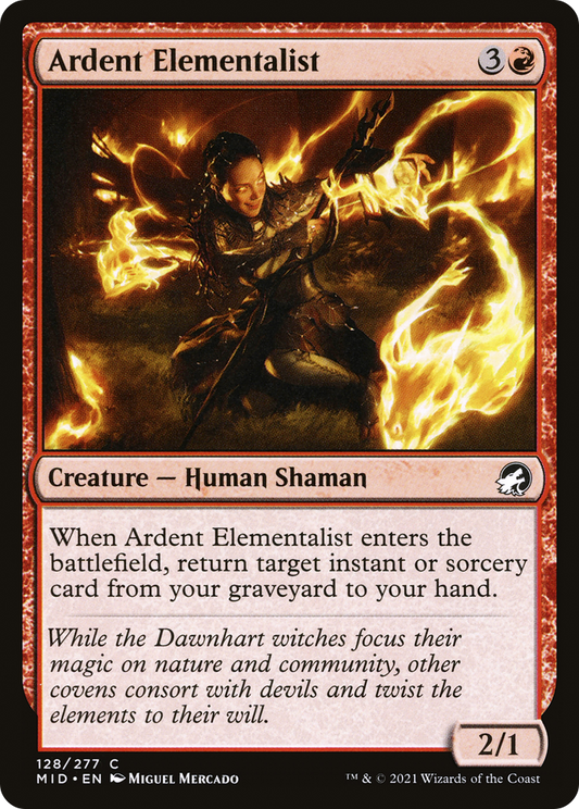 Ardent Elementalist - Foil