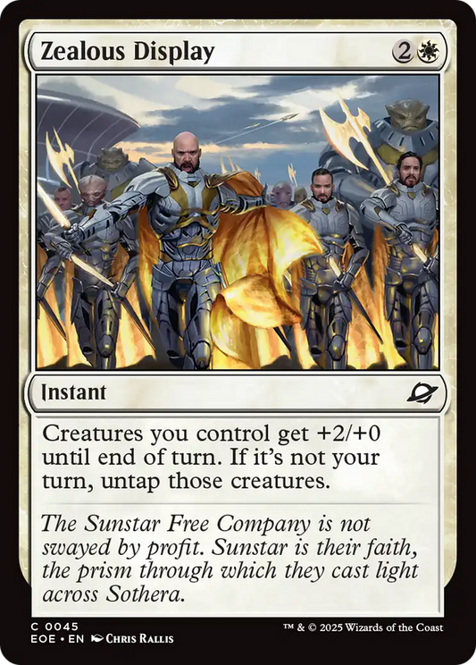 Zealous Display - Foil