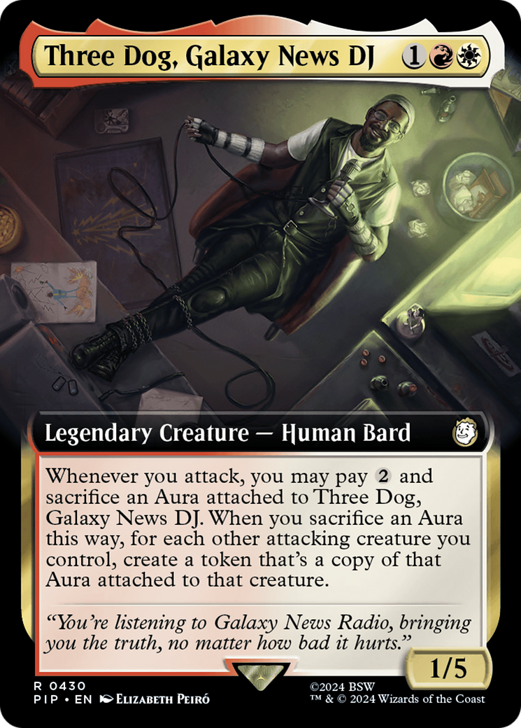 Three Dog, Galaxy News DJ (0430) (Extended Art) - Foil