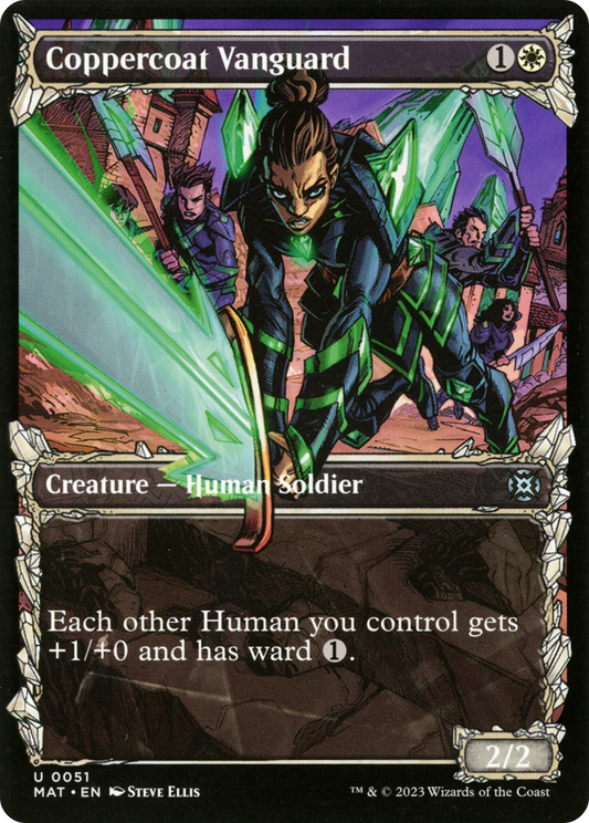 Coppercoat Vanguard (0051) (Showcase) - Foil