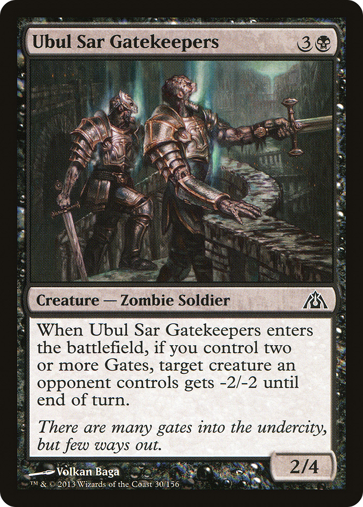 Ubul Sar Gatekeepers - Foil
