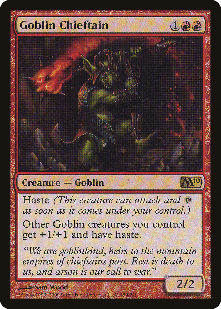 Goblin Chieftain - Foil