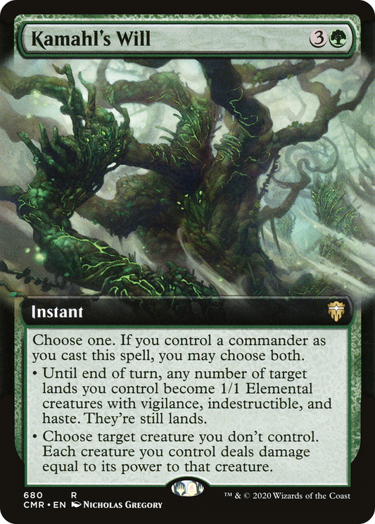 Kamahl's Will (680) (Extended Art)