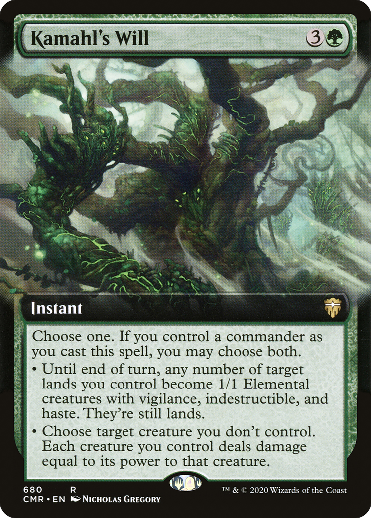 Kamahl's Will (680) (Extended Art) - Foil