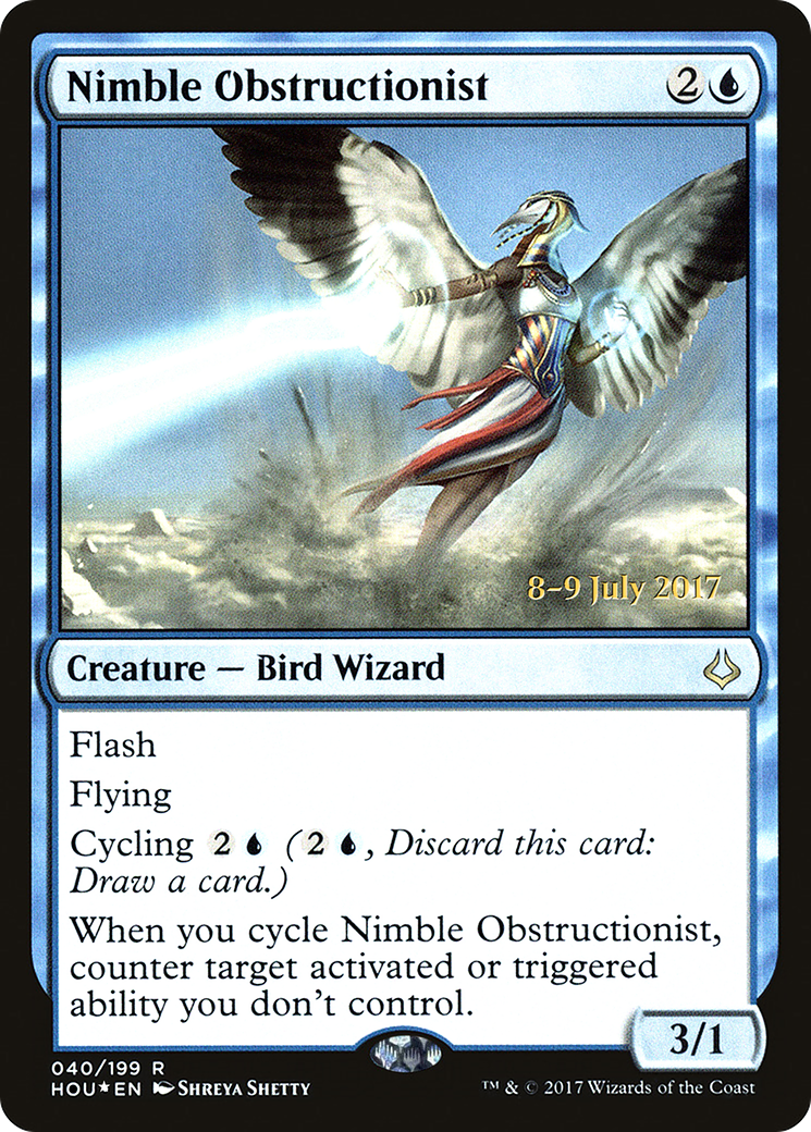 Nimble Obstructionist (040) (Prerelease) - Foil