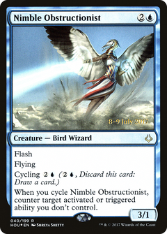 Nimble Obstructionist (040) (Prerelease) - Foil