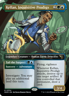Kellan, Inquisitive Prodigy // Tail the Suspect (0334) (Borderless)