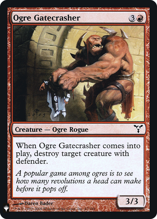 Ogre Gatecrasher - Foil