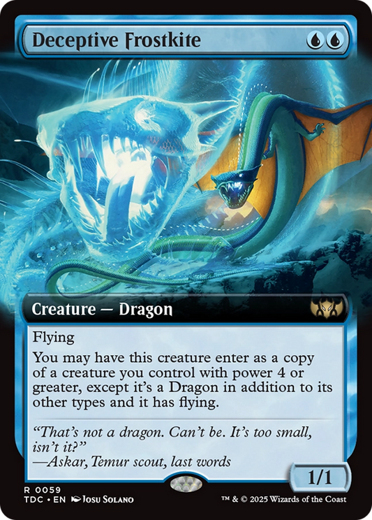 Deceptive Frostkite (0059) (Extended Art)