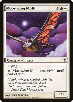 Moonwing Moth - Foil