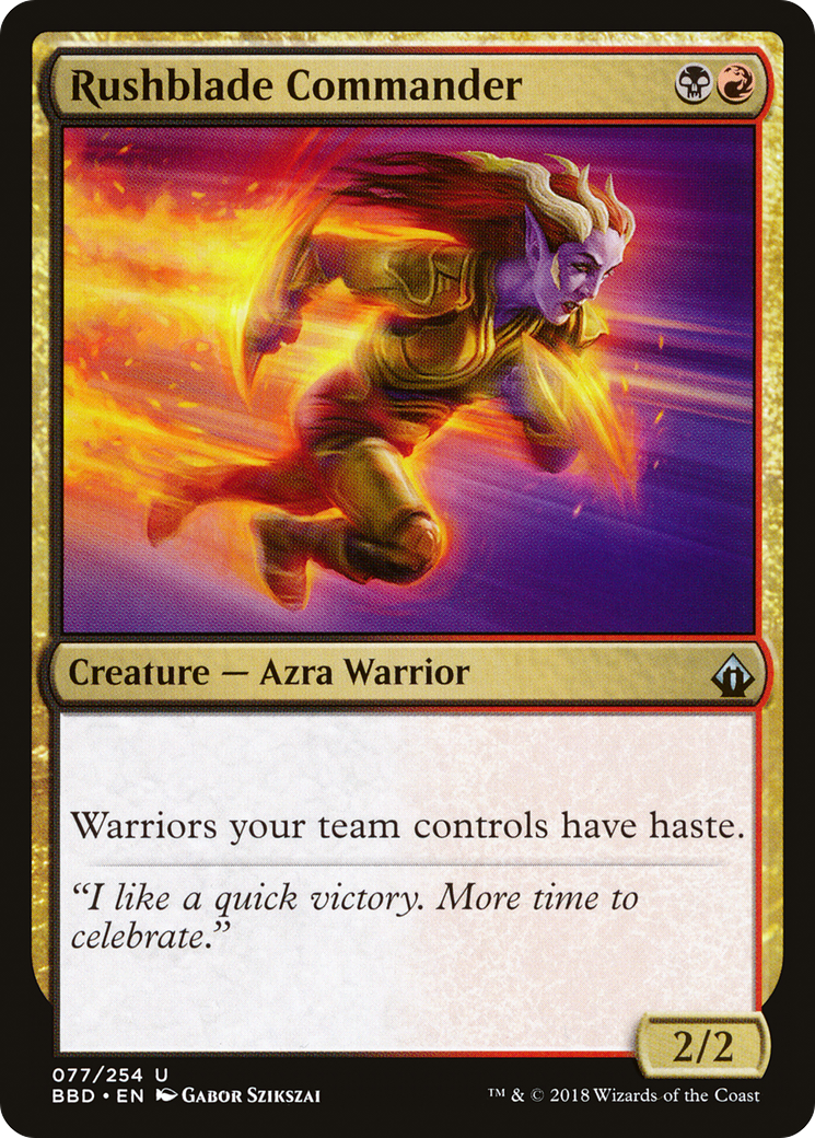 Rushblade Commander - Foil
