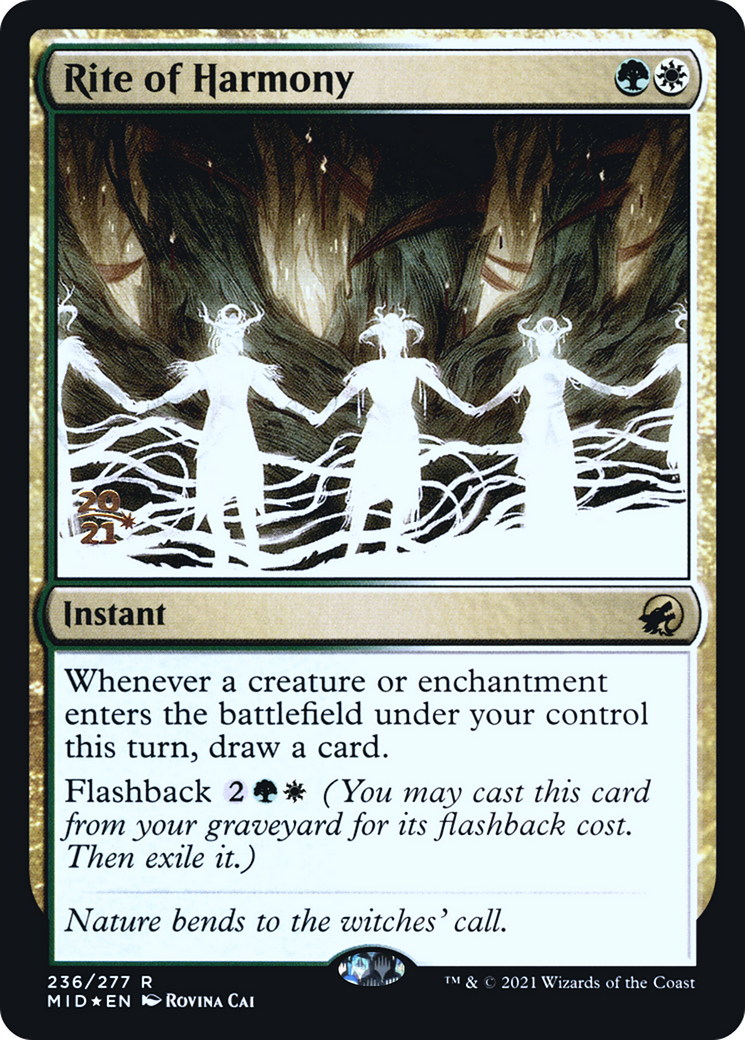 Rite of Harmony (236) (Prerelease) - Foil