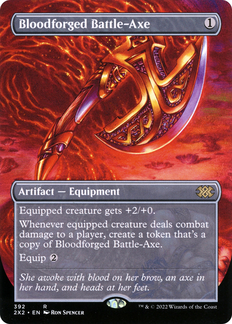 Bloodforged Battle-Axe (392) (Borderless)
