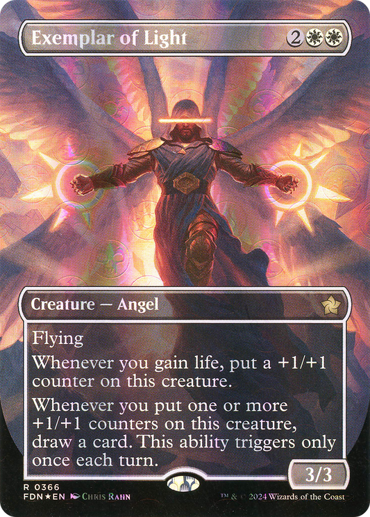 Exemplar of Light (0366) (Borderless) - Mana Foil