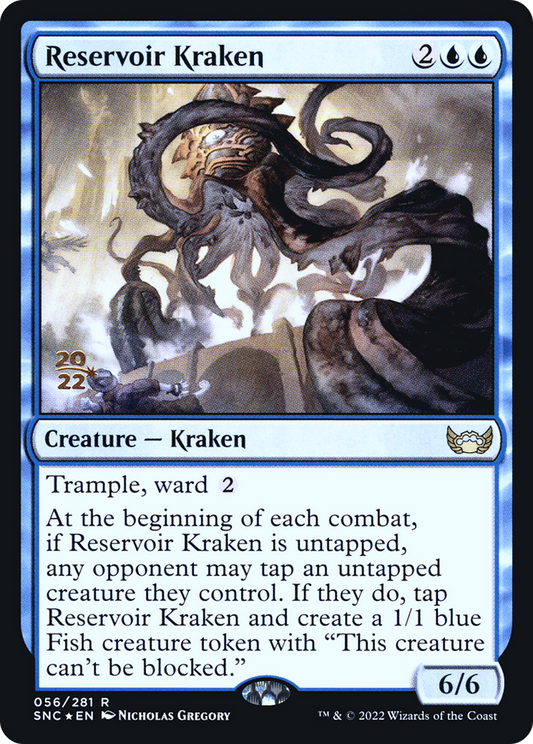 Reservoir Kraken (056) (Prerelease) (PSNC) - Foil